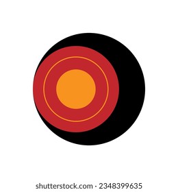 Modern memphis shape vector element