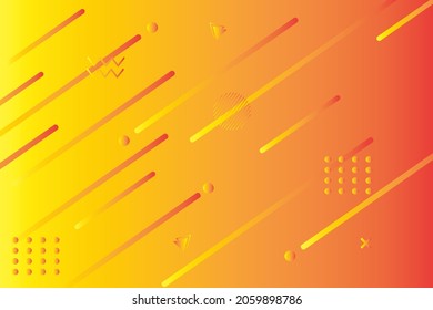 Modern Memphis Style Background. Gradiend Background