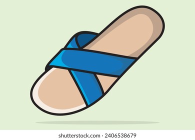 Hombres Modernos Eventos Diapositiva ilustración vectorial. Concepto de icono de objetos de moda de belleza. Diseño vectorial del zapato de zapatillas de moda masculino.
