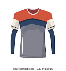 Modern men fashion design sporty jacket icon isolated