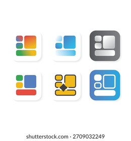 Logotipo moderno del App de menús que representa las opciones, la navegación y la facilidad de uso.