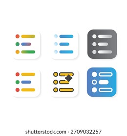Logotipo moderno del App de menús que representa las opciones, la navegación y la facilidad de uso.