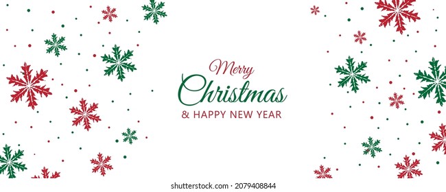 Modern merry christmas background design