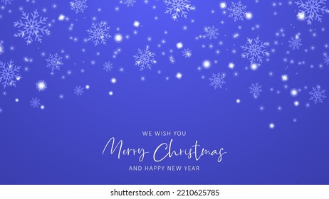 Modern merry christmas background design