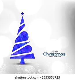 Modern Merry Christmas festival celebration decorative background vector