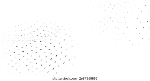 Textura de gradiente de meio-tom de malha abstrata de malha moderna. Ponto de polca sumido simples