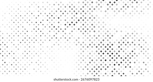 Modern mesh dotted halftone gradient texture. Vanishing polka dot simple abstract modern art