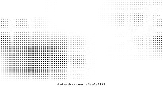 Moderne Mesh-Rastergradientenstruktur. Verschwindende Polka Dot einfache abstrakte Kunst