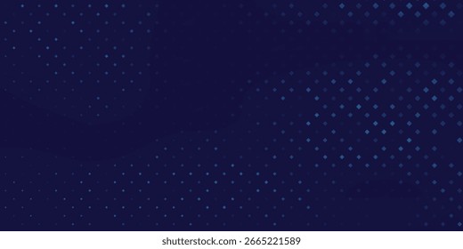 Moderno rectángulo de malla de fondo azul ondulado semitono. Diseño de estilo de deporte de arte pop punto abstracto