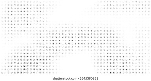 Malha moderna a textura de gradiente de meio-tom pontilhado retangular. Desenho de bolinha de fuga simples abstrato