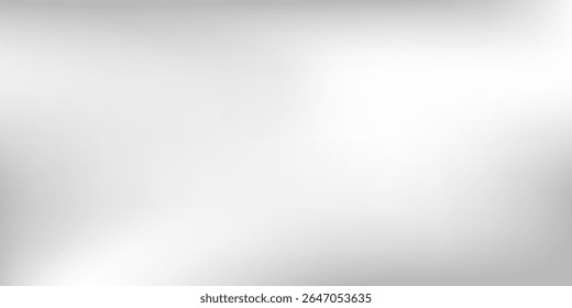 Modern mesh silver foil background with metal mirror texture. Chrome gradient surface with light gloss simple abstract