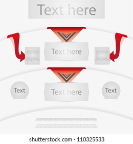 Modern message notes set