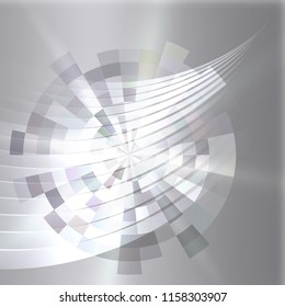 Modern metalic grey background of bright glowing perspective. Gorgeous graphic image template. Abstract vector Illustration eps 10 for your business brochure colors silver, steel