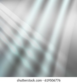 Modern metalic grey background of bright glowing perspective. Gorgeous graphic image template. Abstract vector Illustration eps 10 for your business brochure colors silver, steel