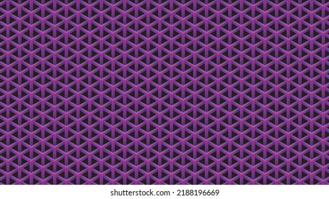 Modern metaverse age geometric pattern design. Web 3.0 color palette.
3d hexagonal metal pattern.