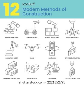 Modern Methods of Construction Icons