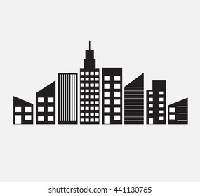 Modern Metropolis City Skyscrapers Skyline