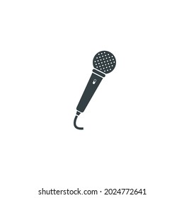 Modern microphone icon, Modern microphone vector icon