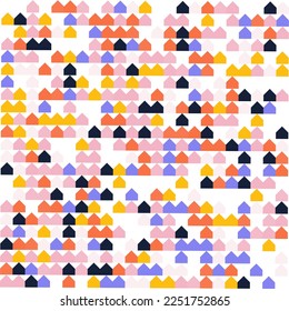 modern mid century colorful geometrical design	 background