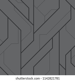 Modern Military Camouflage Seamless Pattern Background. Futuristic Hi-Tech Design