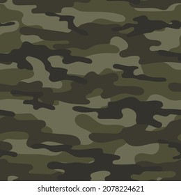 modern military green vector camouflage print, seamless pattern for clothing headband or print. camouflage from pols	