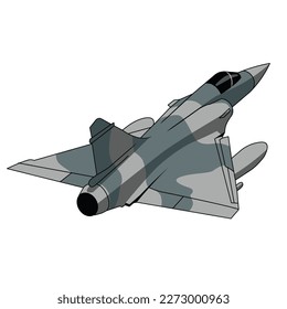 modern military jet fighter delta wing