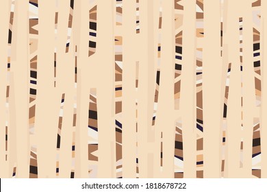 Modern mimimalist illustration pattern. Creative collage with shapes. Seamless pattern. Fashionable template for design.