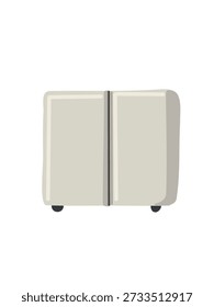 Mini refrigerador moderno con diseño elegante