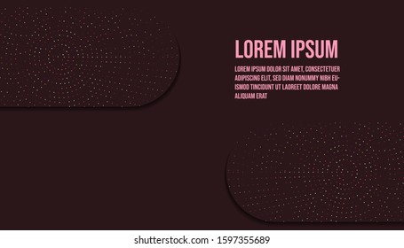 Modern Minimal Absract Dark Background With Glitters