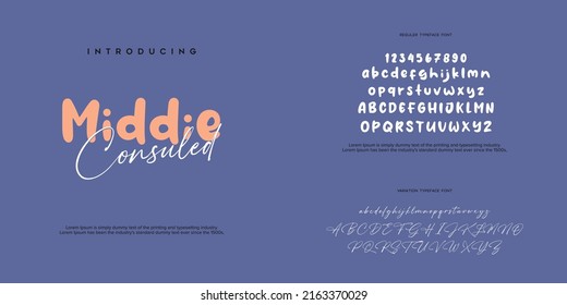 Modern Minimal Abstract Alphabet Fonts. Typography Technology, Electronic, Movie, Digital, Music, Future, Logo Creative Font. Vector Illustration