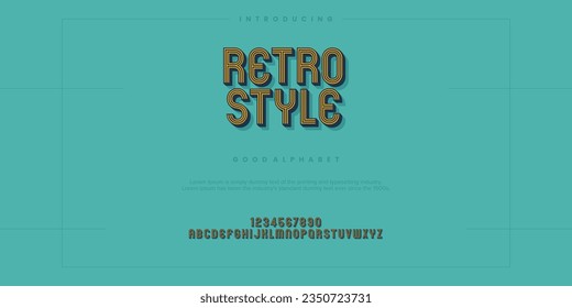 Modern minimal abstract alphabet fonts. Typography technology, electronic, movie, digital, music, future, logo creative font. vector illustration