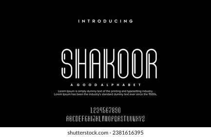 Modern minimal abstract alphabet fonts with dots for sport, technology, fashion, digital, future creative logo.