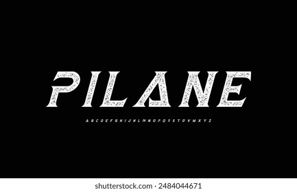 Modern minimal abstract alphabet fonts. Typography technology, electronic, movie, digital, music, future, logo creative font.