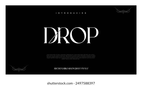 Modern minimal abstract alphabet fonts. Typography technology, electronic, movie, digital, music, future, logo creative font. vector illustration