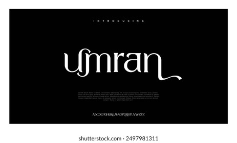 Modern minimal abstract alphabet fonts. Typography technology, electronic, movie, digital, music, future, logo creative font. vector illustration