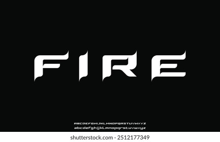 Modern minimal abstract alphabet fonts. Typography technology, electronic, movie, digital, music, future, logo creative font.