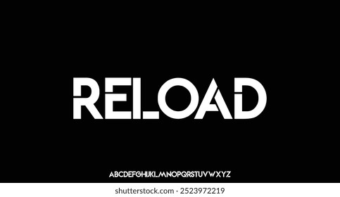 Modern minimal abstract alphabet fonts. Typography colorful creative font. vector illustration