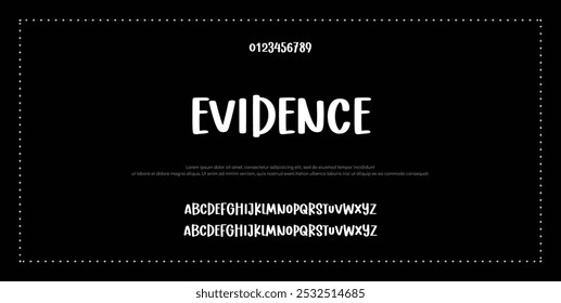 Modern minimal abstract alphabet fonts. Typography technology, electronic, movie, digital, music, future, logo creative font. vector illustration