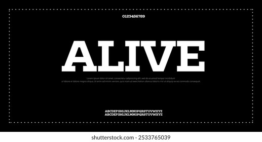 Modern minimal abstract alphabet fonts. Typography colorful creative font. vector illustration