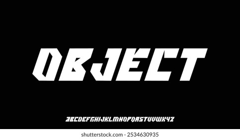 Modern minimal abstract alphabet fonts. Typography technology, electronic, movie, digital, music, future, logo creative font. vector illustration
