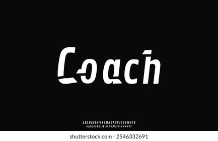 Fontes alfabéticas abstratas mínimas modernas. Tecnologia de tipografia, eletrônico, filme, digital, música, futuro, logotipo fonte criativa.