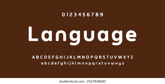 Modern minimal abstract alphabet fonts. Typography technology, electronic, movie, digital, music, future, logo creative font.