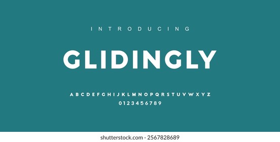 Modern minimal abstract alphabet fonts. Typography technology, electronic, movie, digital, music, future, logo creative font.