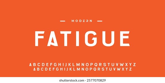 Modern minimal abstract alphabet fonts. Typography technology, electronic, movie, digital, music, future, logo creative font. vector illustration