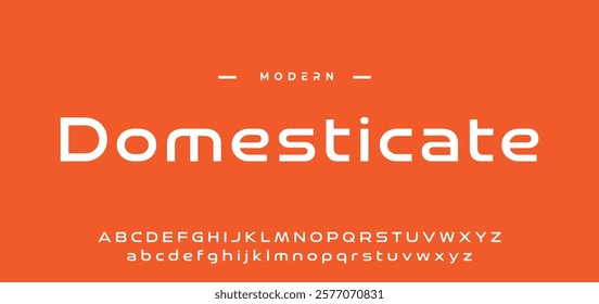 Modern minimal abstract alphabet fonts. Typography technology, electronic, movie, digital, music, future, logo creative font. vector illustration