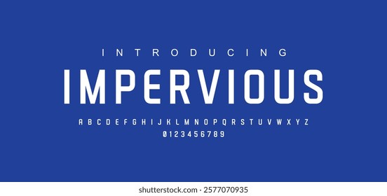 Modern minimal abstract alphabet fonts. Typography technology, electronic, movie, digital, music, future, logo creative font. vector illustration