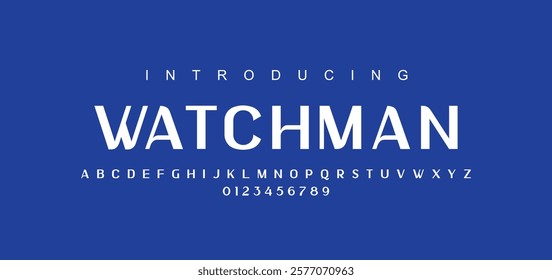 Modern minimal abstract alphabet fonts. Typography technology, electronic, movie, digital, music, future, logo creative font. vector illustration
