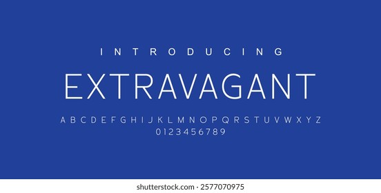 Modern minimal abstract alphabet fonts. Typography technology, electronic, movie, digital, music, future, logo creative font. vector illustration