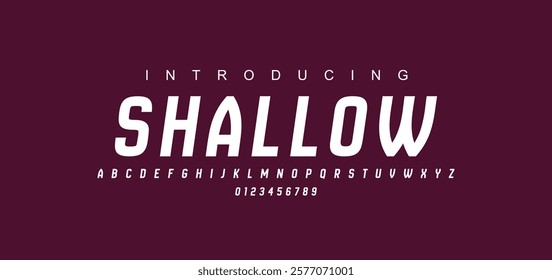 Modern minimal abstract alphabet fonts. Typography technology, electronic, movie, digital, music, future, logo creative font. vector illustration