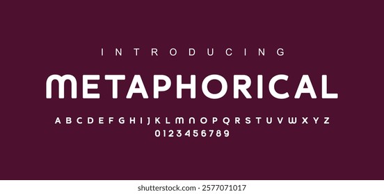 Modern minimal abstract alphabet fonts. Typography technology, electronic, movie, digital, music, future, logo creative font. vector illustration